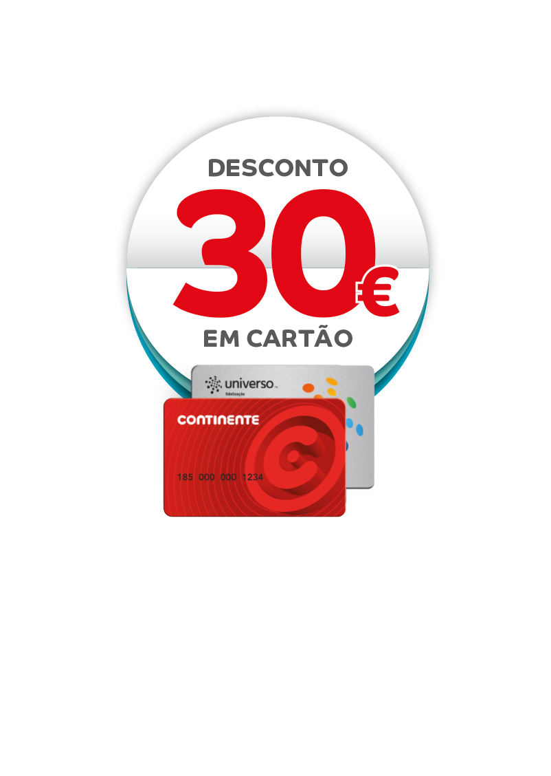 selo Oferta exclusiva Keepwells 30€ em cartão continente