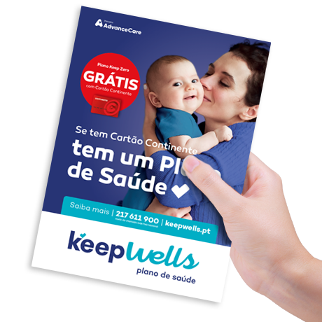 imagem de folheto informativo keepwells